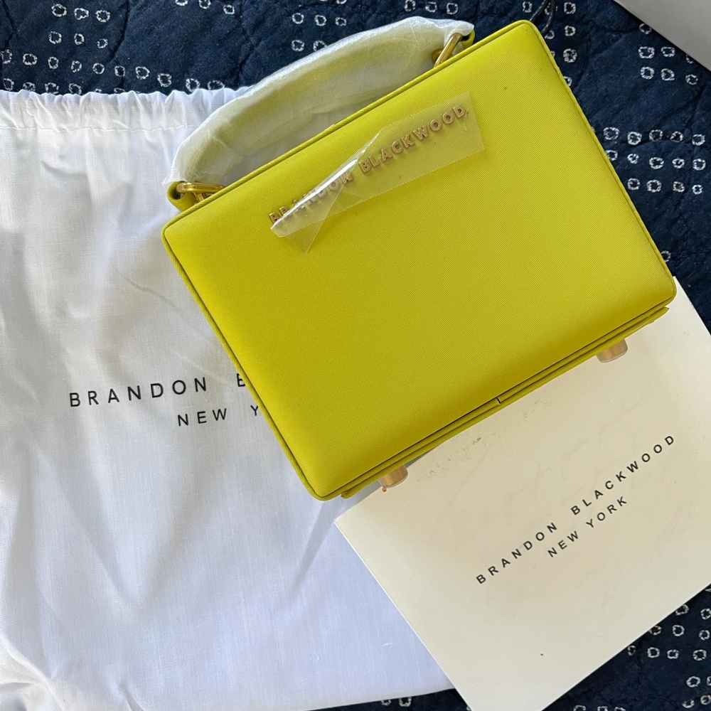 Brandon Blackwood Yellow Green Nylon Mini Trunk